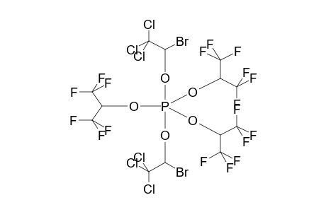 TRIS(1,1,1,3,3,3-HEXAFLUOROPROP-2-YLOXY)BIS(1-BROMO-2,2,2-TRICHLOROETHOXY)PHOSPHORANE (ISOMER MIXTURE)