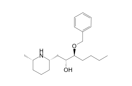 [2S,2(2R),2(3S),6S]-2-[3-Benzyloxy)-2-hydroxyheptyl]-6-methylpiperidine