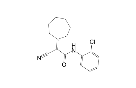 acetamide, N-(2-chlorophenyl)-2-cyano-2-cycloheptylidene-