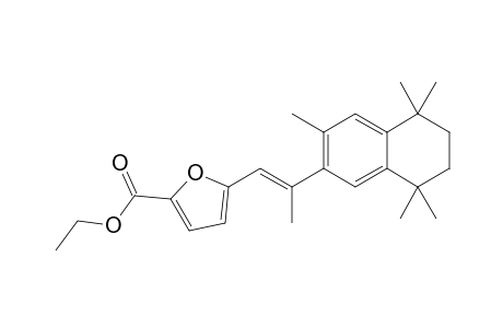 5-[(E)-2-(1,1,4,4,7-pentamethyltetralin-6-yl)prop-1-enyl]furan-2-carboxylic acid ethyl ester