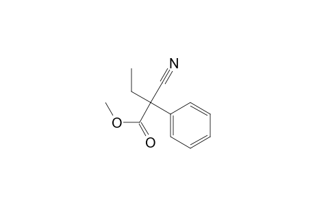2-cyano-2-phenyl-butyric acid methyl ester