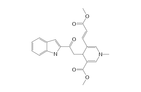 4-[((2-INDOLYLMETHYL)-CARBONYL)-METHYL]-3-(METHOXYCARBONYL)-5-[(E)-2-(METHOXYCARBONYL)-VINYL]-1-METHYL-1,4-DIHYDROPYRIDINE
