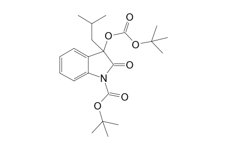 tert-Butyl 3-((tert-butoxycarbonyl)oxy)-3-isobutyl-2-oxoindoline-1-carboxylate