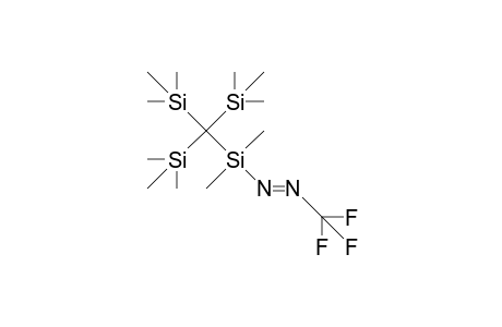 (Dimethyl-tris[trimethylsilyl]methyl)silyl-trifluoromethyl-diazene