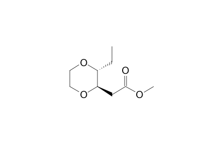 (2R,3R)-Methyl 2-(3-ethyl-1,4-dioxan-2-yl)acetate