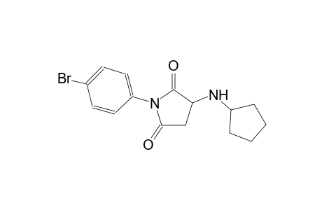 2,5-pyrrolidinedione, 1-(4-bromophenyl)-3-(cyclopentylamino)-
