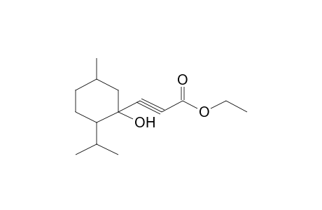 Propiolic acid, 3-(1-hydroxy-2-isopropyl-5-methylcyclohexyl)-, ethyl ester