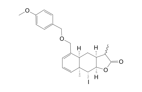 (3aS,4aR,8aS,9R,9aR)-9-iodanyl-5-[(4-methoxyphenyl)methoxymethyl]-3,8a-dimethyl-3,3a,4,4a,9,9a-hexahydrobenzo[f][1]benzofuran-2-one