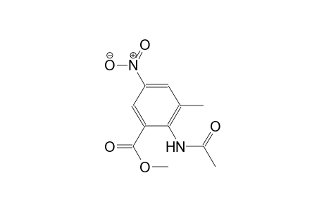 benzoic acid, 2-(acetylamino)-3-methyl-5-nitro-, methyl ester