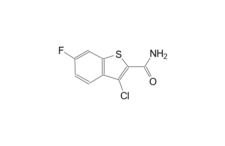 3-chloro-6-fluoro-1-benzothiophene-2-carboxamide