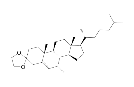 7.alpha.-Methyl-3-ethylenedioxycholest-5-ene