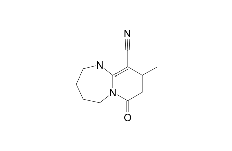 7-keto-9-methyl-2,3,4,5,8,9-hexahydro-1H-pyrido[1,2-a][1,3]diazepine-10-carbonitrile