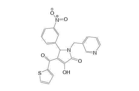 3-hydroxy-5-(3-nitrophenyl)-1-(3-pyridinylmethyl)-4-(2-thienylcarbonyl)-1,5-dihydro-2H-pyrrol-2-one