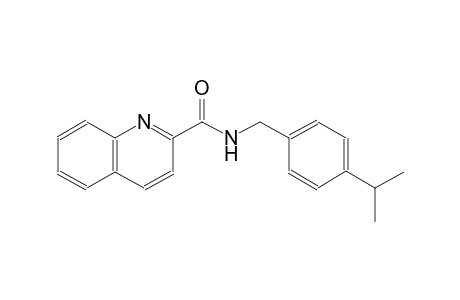 N-(4-isopropylbenzyl)-2-quinolinecarboxamide