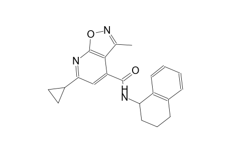 isoxazolo[5,4-b]pyridine-4-carboxamide, 6-cyclopropyl-3-methyl-N-(1,2,3,4-tetrahydro-1-naphthalenyl)-