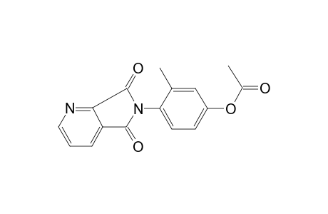 Acetic acid, [3-methyl-4-(2,3-dihydro-1,3-dioxopyrrolo[3,4-b]pyridin-2-yl)phenyl] ester