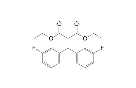 2-[bis(3-fluorophenyl)methyl]malonic acid diethyl ester