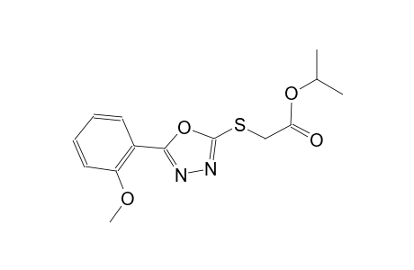 isopropyl {[5-(2-methoxyphenyl)-1,3,4-oxadiazol-2-yl]sulfanyl}acetate