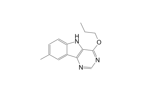 8-methyl-4-propoxy-5H-pyrimido[5,4-b]indole