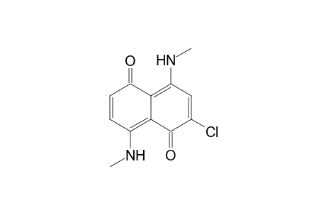 2-chloranyl-4,8-bis(methylamino)naphthalene-1,5-dione