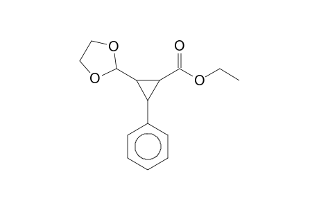 Cyclopropane,-1-phenyl,-2(2-dioxolyl-1,3),-3-carbethoxy