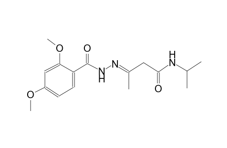 benzoic acid, 2,4-dimethoxy-, 2-[(E)-1-methyl-3-[(1-methylethyl)amino]-3-oxopropylidene]hydrazide