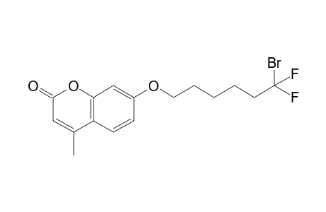7-((6-Bromo-6,6-difluorohexyl)oxy)-4-methyl-2H-chromen-2-one