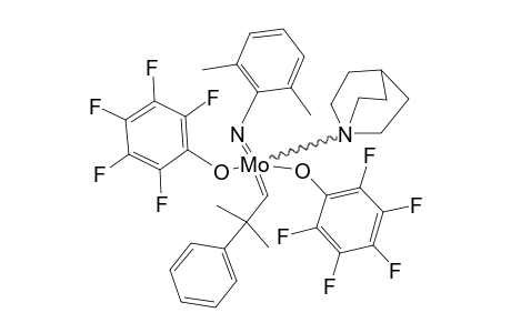 MO-(N-2,6-ME(2)C6H4)-(CHCME2PH)-(OC6F5)(2)-(QUINUCLIDINE)