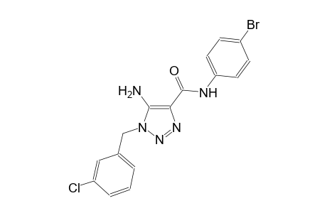 1H-1,2,3-triazole-4-carboxamide, 5-amino-N-(4-bromophenyl)-1-[(3-chlorophenyl)methyl]-