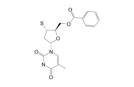 1-(5-O-BENZOYL-2,3-DIDEOXY-3-MERCAPTO-ALPHA-D-ERYTHRO-PENTAFURANOSYL)-THYMINE