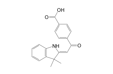 (Z)-4-[(3,3-Dimethyl-1,3-dihydro-indol-2-ylidene)-acetyl]-benzoic Acid