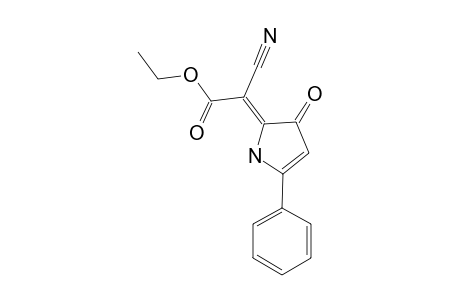 (Z)-2-CYANO-2-(4-OXO-2-PHENYL-2-PYRROLIN-5-YLIDEN)-ETHYLACETATE