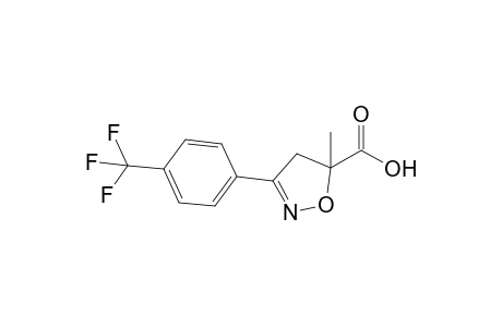 5-Methyl-3-[4-(trifluoromethyl)phenyl]-2-isoxazoline-5-carboxylic acid