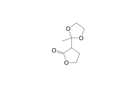 3-(2-Methyl-1,3-dioxolan-2-yl)-tetrahydro-2-furanone