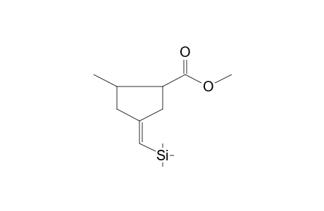 (4Z)-2-methyl-4-(trimethylsilylmethylene)cyclopentanecarboxylic acid methyl ester