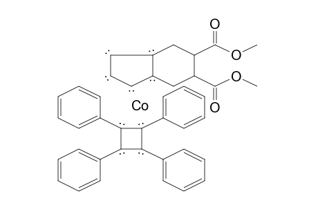 Cobalt(I), .eta.-5-endo-7-exo-8-dicarbomethoxybicyclo[4.3.0.]nona-1,3-dienyl-.eta.-4-tetraphenylcyclobutadiene