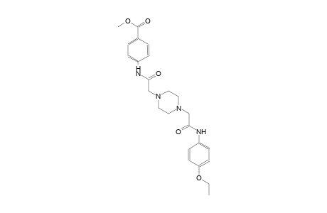 benzoic acid, 4-[[[4-[2-[(4-ethoxyphenyl)amino]-2-oxoethyl]-1-piperazinyl]acetyl]amino]-, methyl ester