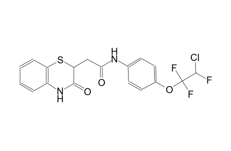 N-[4-(2-chloro-1,1,2-trifluoroethoxy)phenyl]-2-(3-oxo-3,4-dihydro-2H-1,4-benzothiazin-2-yl)acetamide