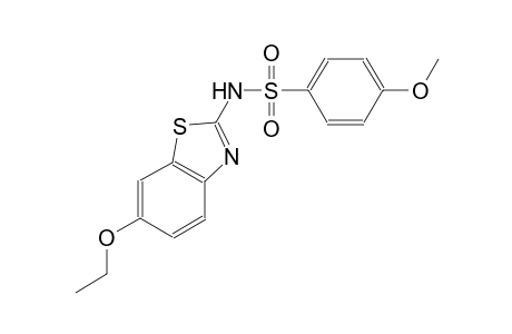 N-(6-ethoxy-1,3-benzothiazol-2-yl)-4-methoxybenzenesulfonamide