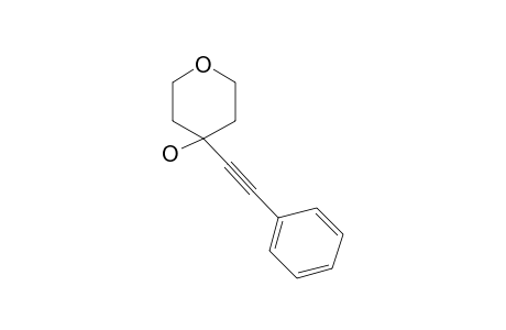 4-(2-Phenylethynyl)oxan-4-ol