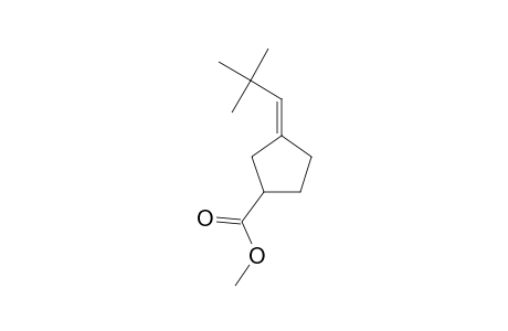 Cyclopentanecarboxylic acid, 3-neopentylidene-, methyl ester