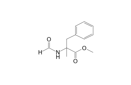 Methyl 2-(formylamino)-2-methyl-3-phenylpropanoate