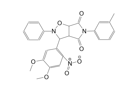 3-(4,5-dimethoxy-2-nitrophenyl)-5-(3-methylphenyl)-2-phenyldihydro-2H-pyrrolo[3,4-d]isoxazole-4,6(3H,5H)-dione