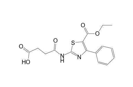 4-{[5-(ethoxycarbonyl)-4-phenyl-1,3-thiazol-2-yl]amino}-4-oxobutanoic acid