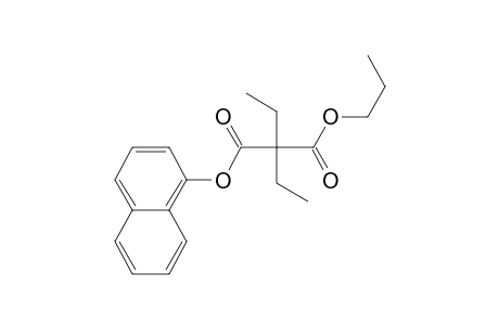 Diethylmalonic acid, 1-naphthyl propyl ester