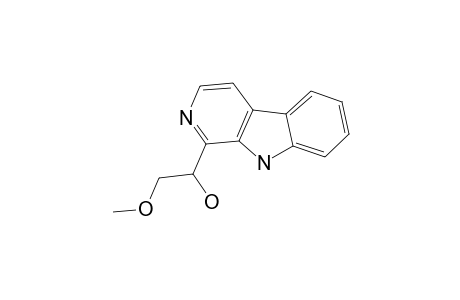 (+/-)-ARENARINE-B;1-(2-METHOXY-1-HYDROXYETHYL)-9H-PYRIDO-[3,4-B]-INDOLE