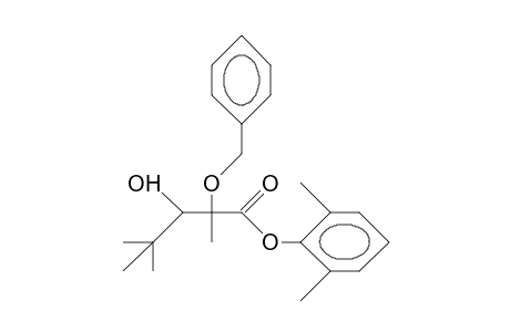 (2RS, 3Sr)-2-benzyloxy-3-hydroxy-2,4,4-trimethyl-pentanoic acid2',6'-dimethyl-phenyl ester