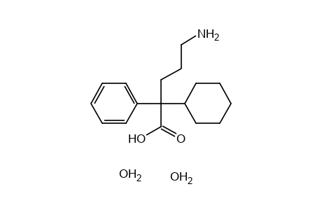5-AMINO-2-CYCLOHEXYL-2-PHENYLVALERIC ACID, DIHYDRATE