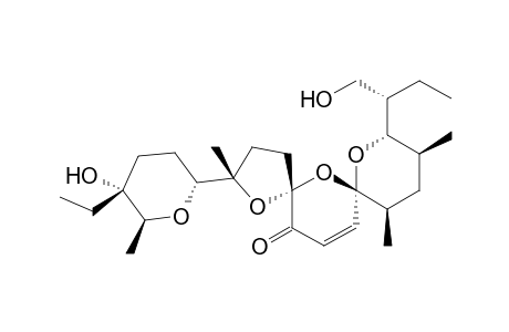 (2S,5R,7S,9S,10S,12R)-9-[(S)-1-Ethyl-2-hydroxyethyl]-2-[(2R,5R,6S)-5-ethyl-5-hydroxy-6-methyloxan-2-yl]-2,10,12-trimethyl-1,6,8-trioxadispiro[4.1.5.3]pentadec-13-ene-15-one