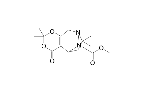 Methyl 5,5,11,11-Tetramethyl-1,12-diaza-4,6-dioxatricyclo[7.2.1.0(3,8)]dodec-3(8)-en-7-one-12-carboxylate